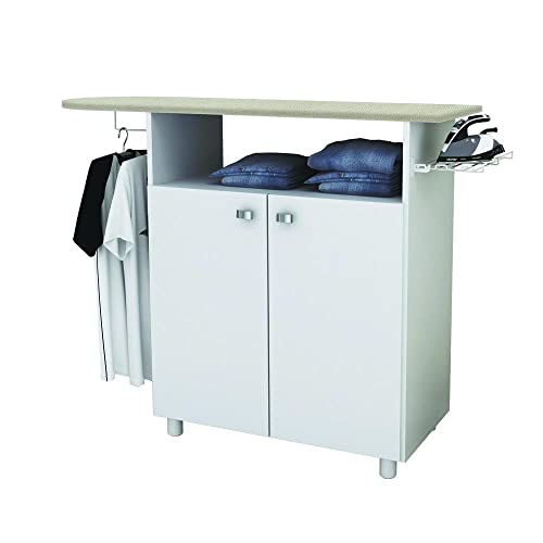 Tábua de Passar Roupa com Armário 2 Portas Multimóveis Cr30007 Branca