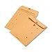 Tear resistant Kraft stock handles heavy use. String and button closure keeps it simple.