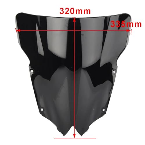 Bulle Double Courbure ABS Premium pour Yamaha YZF R6 2008-2016