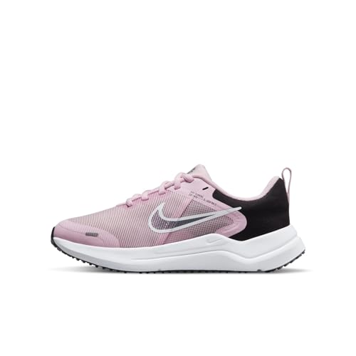 Fodera: Sintetico Nike Downshifter 12, Scarpe da Ginnastica Bambini e ragazzi, Rosa (Pink Foam Flat Pewter Black), 37.5 EU