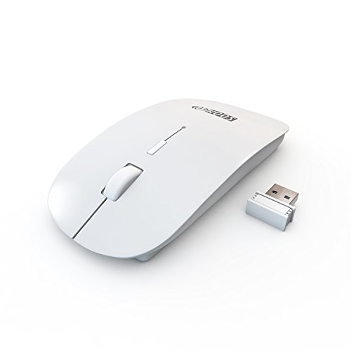 SOON GO Wireless Computer Mouse for Laptop Nltra-Thin USB Cordless Mouse Slim Noiseless