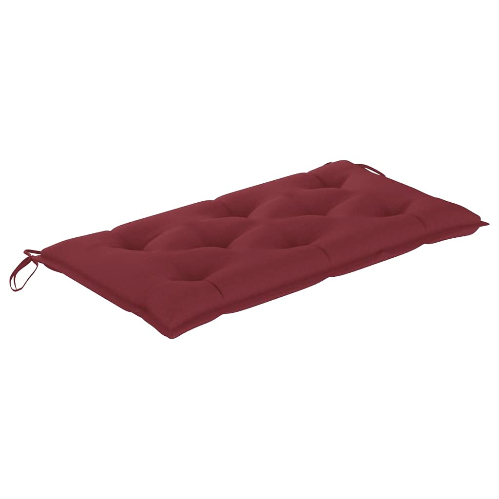 Cuscino per dondolo Hollywood, per panca da giardino, altalena Hollywood, cuscino di ricambio, per interni ed esterni, tessuto vinaccia, 100 cm