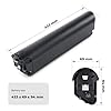 Yose Power 48V 12.8Ah Ebike Battery for Max 800W Motor Electric Bicycle Battery Compatible with Lectric for XPeak High-Step 1.0/ Step-Thru 1.0 Without Charger #4