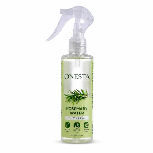 Image of ONESTA Rosemary Water Hair Spray for Hair Growth & Hair Fall Control | Strengthens Roots Nourishes Scalp Promotes Thicker & Fuller Hair | Daily Leave-In Rosemary Hair Mist for Men & Women | 100ml