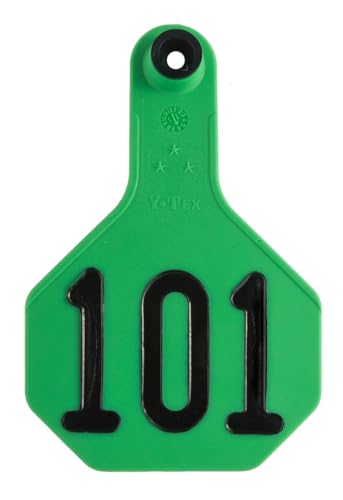 Y-Tex 3 Numbered Tags 26-50 GREEN 25 Tags Per Package Prevent Cracking Flexible