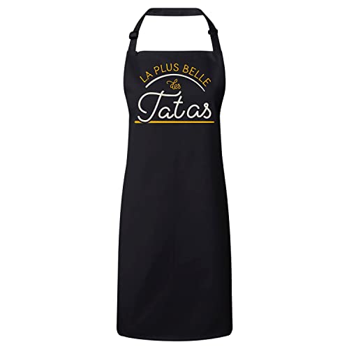 Tablier cuisine la plus belle des tatas pour préparer les gâteaux du dimanche en famille