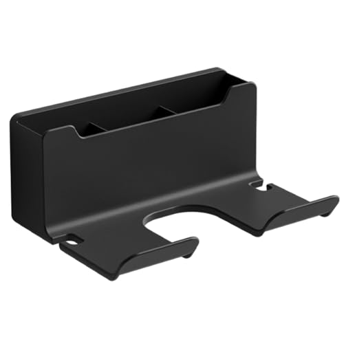 Wall Mounted Hair Dryer Rack Efficiently Organize Save Space Blower Bracket Hair Dryer Shelf Multifunctional