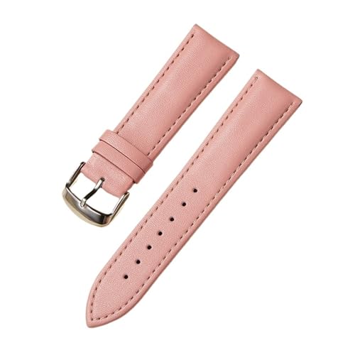 Bracelet de montre universel cuir lisse interchangeable 14mm 16mm 18mm 20mm 22mm
