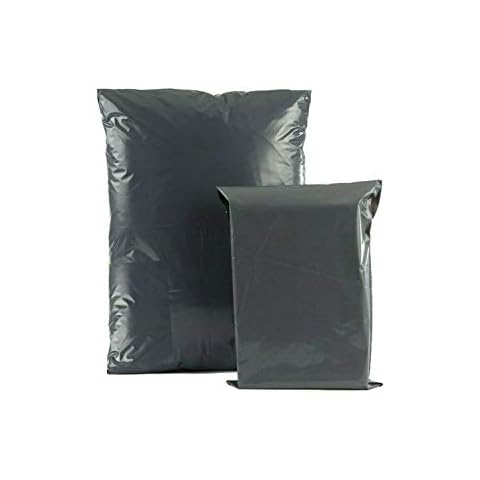 Skymail Strong Poly Postal Postage Post Mail Self Seal Grey Mailing Bags, Self Adhesive Envelopes Bags, Water-Proof, 12 x 16 (Pack of 10) Cover