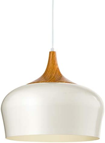 Eglo Pendant Light, Alloy Steel, E27, 60 W, Cream