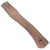 UKCOCO Axtstiel Ersatz 27cm Karbonisierter Quercus Acutissima Holzgriff Tigerkopf Ergonomisch für...