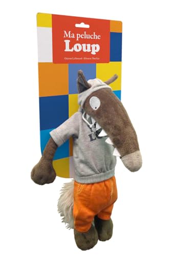 livre Ma peluche loup habillée - sportswear
