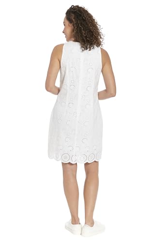 Image of London Times Women's Sleeveless Sheath Casual Dress for Women | Petite to Plus Size Summer Dresses for Women