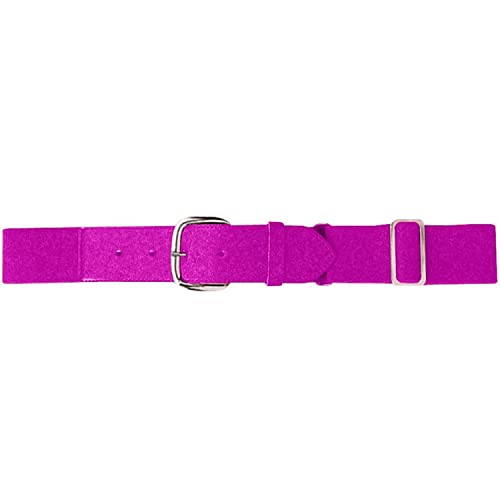 Augusta Sportswear Elastic Baseball Belt: Superior Durability, Softball-Tested-Play with Confidence, Power Pink, OS