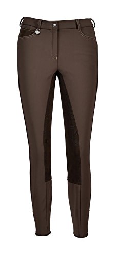 Winter Reithose Mädchen QHP Reithose Softshell Alexa Vollbesatz