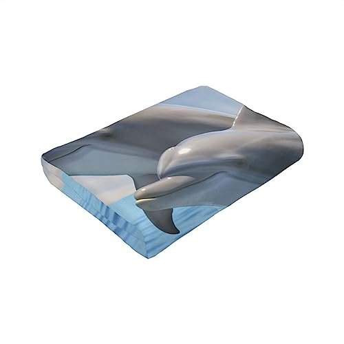 Couverture micro-polaire Two Dolphins anti-boulochage pour des nuits douces au lit - 7