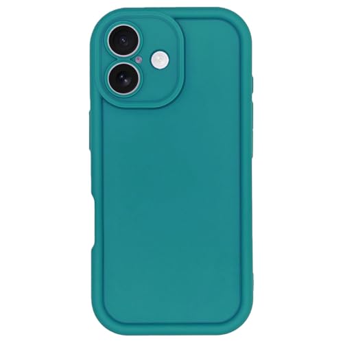 Image of Puxicu Slim Case for iPhone 17, Enhanced Camera Protection, Shockproof Skin-Friendly Touch Soft Case Cover for iPhone 17 Phone 6.3 inch, Blue