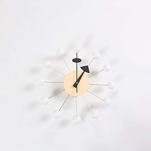 Horloge murale moderne silencieuse en métal pour habiller un grand mur vide