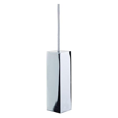 Metal Bathroom Toilet Light Pull Square Cube Modern Design Chrome Cover
