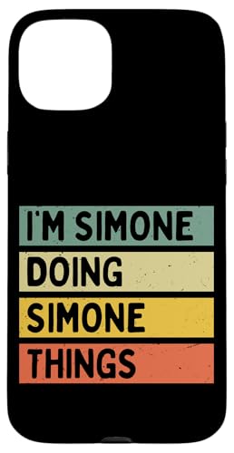 I'm Simone Doing Simone Things �ʔ������� �X�}�z�P�[�X iPhone 15 Plus �p