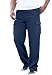 Kingsize Men's Big & Tall Easy-Care Fleece Cargo Pants