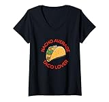 Photo Gallery donna taco nacho medium taco lover divertente taco maglietta con collo a v Photo Gallery donna taco nacho medium taco lover divertente taco maglietta con collo a v