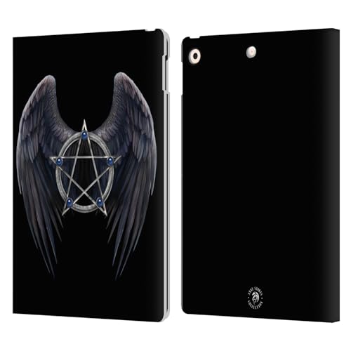 Protection iPad 10.2 en cuir Anne Stokes Pentagramme Ailé d'exception