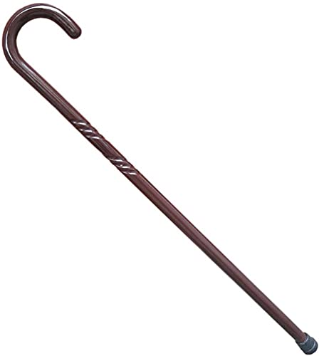 Stick de marche en bois pour personnes âgées béquille de confort