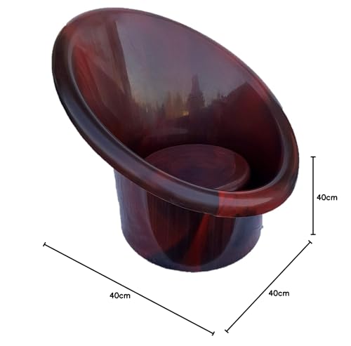Image of Tub Chairs /ARM Chairs /Chairs for Home, Living Room /Indoor and Outdoor Chairs with Complimentary Cushions Set of 04 (Rosewood)