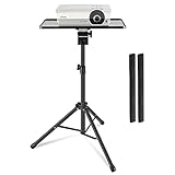 InnoGear Projector Tripod Stand, Foldable Laptop Stand, DJ Equipment Stand Folding Tripod Stand Computer Stand Height Adjustable from 21