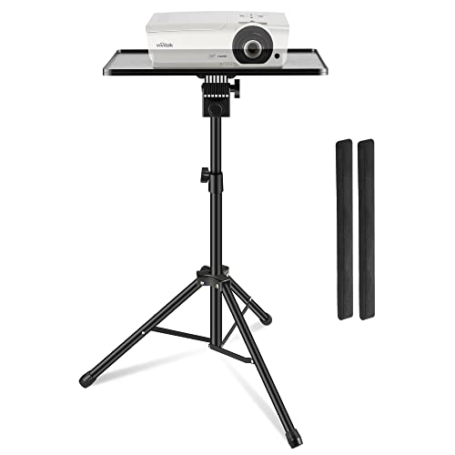 InnoGear Projector Tripod Stand, Foldable Laptop Stand, DJ Equipment Stand Folding Tripod Stand Computer Stand Height Adjustable from 21