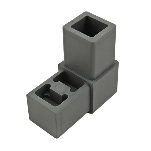 80/20 Inc., 9120, Quick Frame 2 Way Corner Connector, Gray Nylon