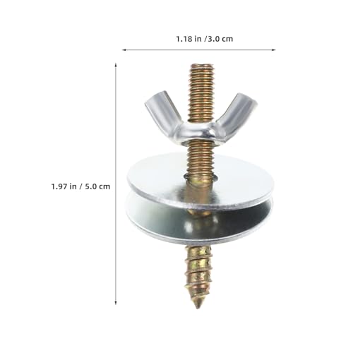 Vis INOX fixation perchoir oiseau kit accessoires cage perroquet écrou - 7