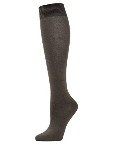 Image of MeMoi Solid Knit Knee High Socks for Women, Breathable and Comfortable Knee Highs