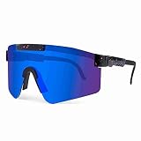 XINMLH Sports Sonnenbrille Herren Polarized TR90 Material Outdoor-Fahrradbrille, Winddicht und staubfest für Frauen und Herren 1A