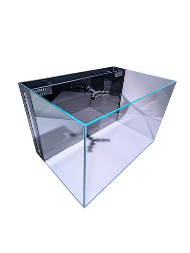 LIFEGARD Low Iron Ultra Clear Crystal Aquarium with Built-in Back Filter