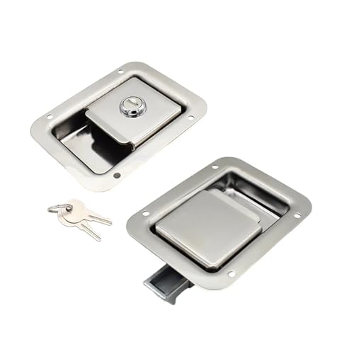 Serrure de panneau inox boite distribution industrielle armoire porte fourgonnette - 2