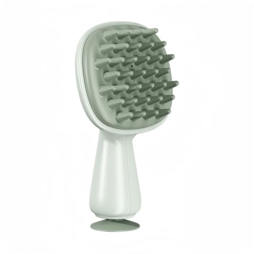 MAKETOMONEY 頭皮マッサージブラシ マッサージブラシ シャンプーブラシ 頭皮ブラシ 頭皮マッサージ 頭皮を傷つけない 毛穴汚れ落とし 洗髪用ブラシ ヘアブラシ お風呂用 洗髪 ヘッドブラシ 頭皮洗浄 マッサージ で頭にフィット 頭皮ケア (グリー