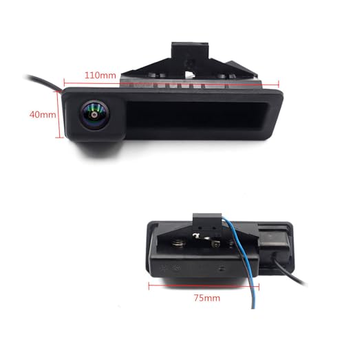 Image of Vehicle Backup Camera CCD Compatible for BMW E82 E88 E84 E90 E91 E92 E93 3 5 Series X1 5 6 320i 335i Car Rear View AHD 1080P Camera Reverse Parking Fisheye Lens Waterproof Cam Car Trunk Handle Camera