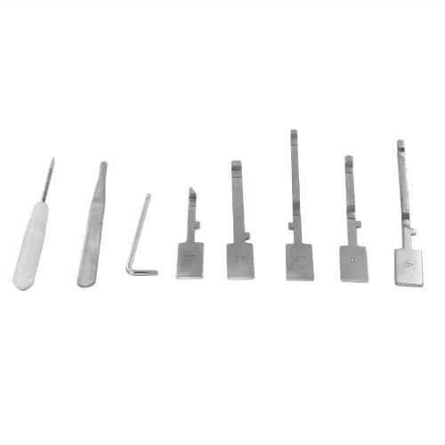 eForBuddy 8 Pieces Case Opening Tool Kit for Xbox 360 Slim, Silver