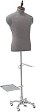 ? Léger et facile à déplacer — Base roulante. Vous pouvez emporter ce mannequin dans votre magasin ou votre stand par vous-même et le déplacer facilement d'un côté à l'autre.