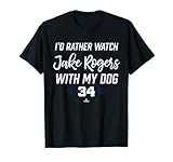 With My Dog Jake Rogers Detroit Baseball MLBPA Men Women Kids T-Shirt