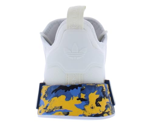 Image of adidas NMD R1 Mens Shoes Size 7.5, Color: White /Multi-Colored