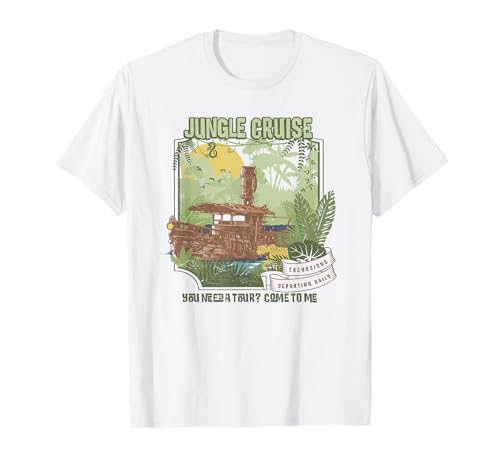 Disney Jungle Cruise You Need A Tour Come to Me T-Shirt Small