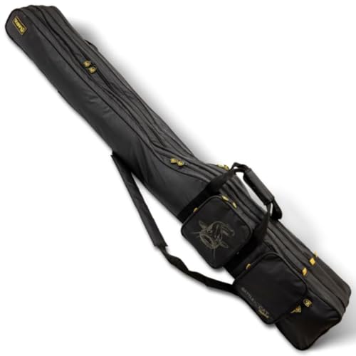 Black Cat Battle Cat Futteral 180x35x35cm - Rutentasche für Welsruten, Rutenfutteral für Angelruten, Angeltasche, Tasche