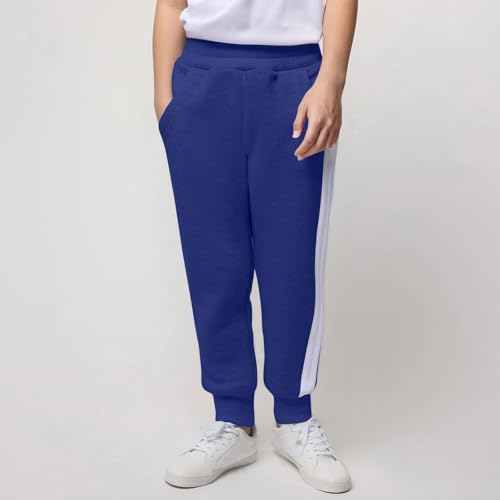 Fleece Joggers for Boys Straight Leg Baggy Sweatpants with Pockets Elastic Waistband Sweats Active Athletic Pants for Kids3