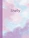 Produktbild Shelly: Personalized Composition Notebook  College Ruled (Lined) Exercise Book for School Notes, Assignments, Homework, Essay Writing. Purple Pink Blue Cover Art - Cloud Marble with Name