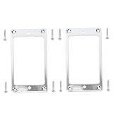 ABOOFAN ピックアップリング 保護外輪 ギターピックアップ用 アルミ合製 耐摩耗性 滑り止め設計 ポータブル ウェアラブル音響アクセサリー