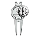 Graphics and More Personalized Custom Golf Divot Repair Tool and Ball Marker - Monogram Circle Font Scalloped Outline | Customize with Your Own Initials