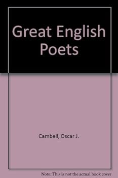 Hardcover Great English Poets Book